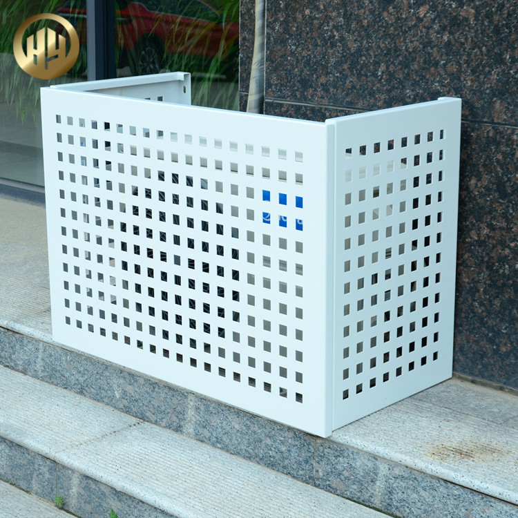 Outdoor Metal Simple Modern Style Decoration Air Conditioner Cover